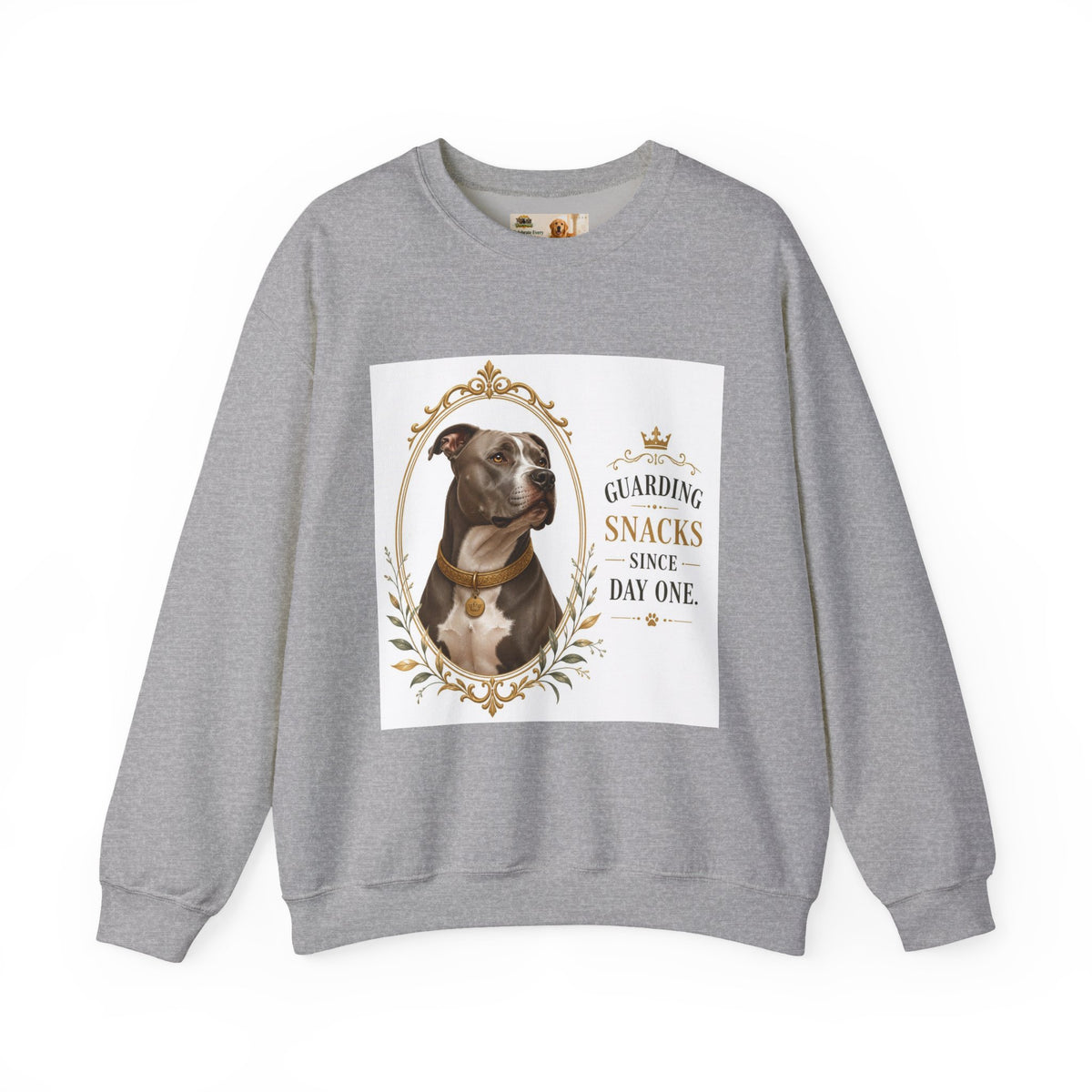 Guarding snacks | Fun Collection Sweatshirt