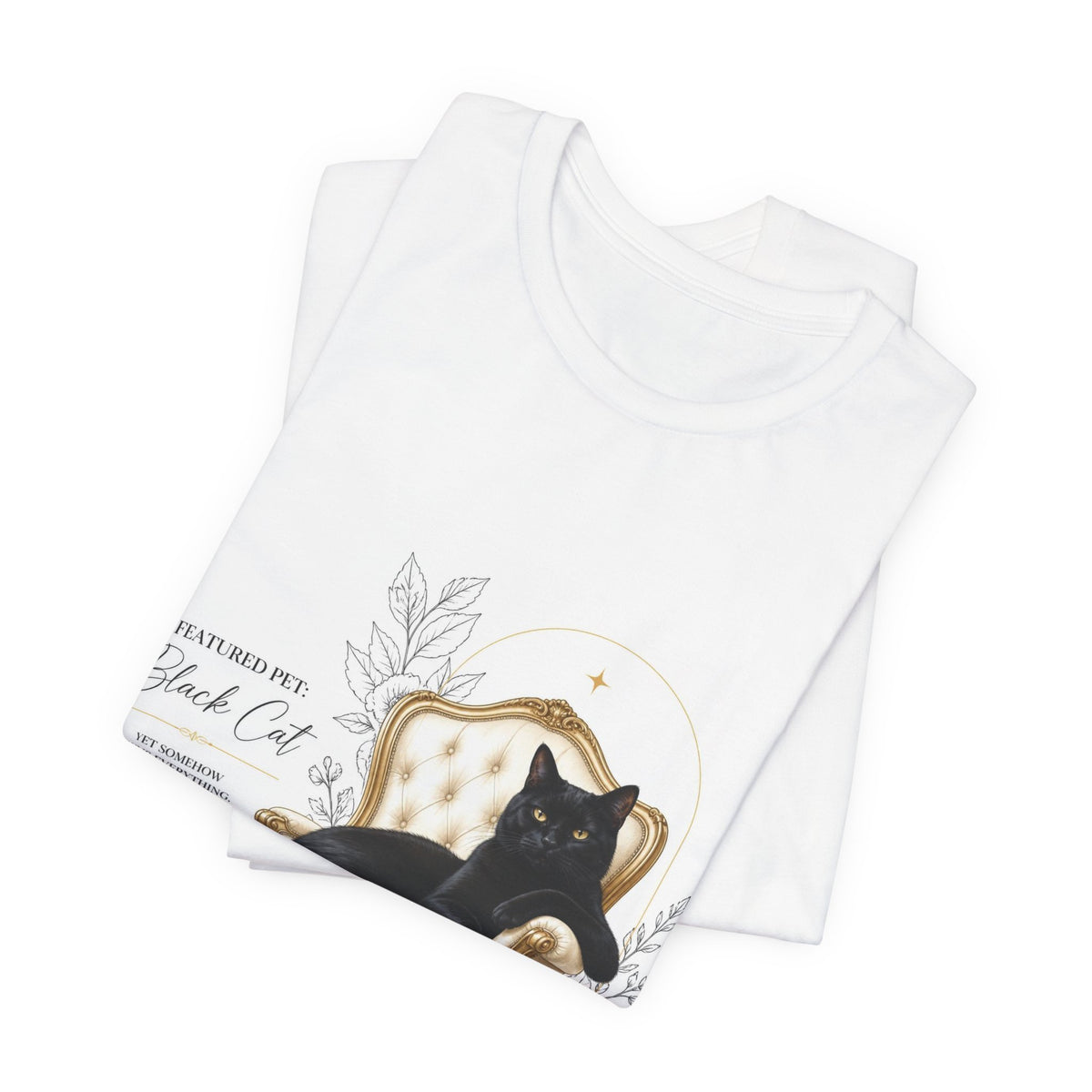 Featured Pet: Black Cat | Cat Mom Collection T-Shirt