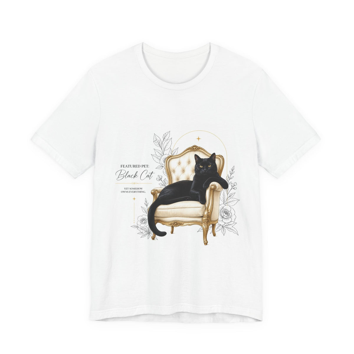 Featured Pet: Black Cat | Cat Mom Collection T-Shirt