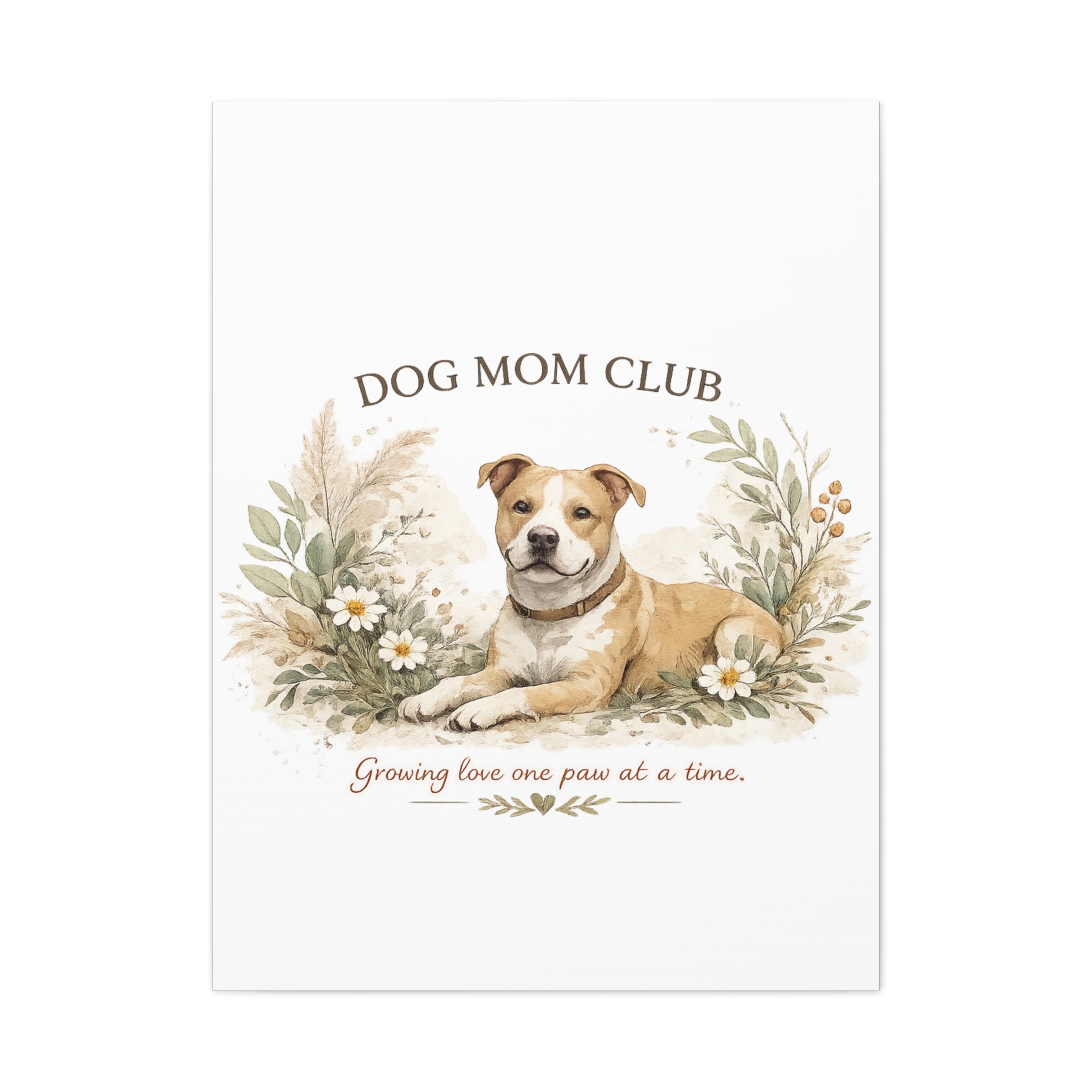 Dog Mom's Wild Garden | Matte Canvas, Stretched, 1.25"