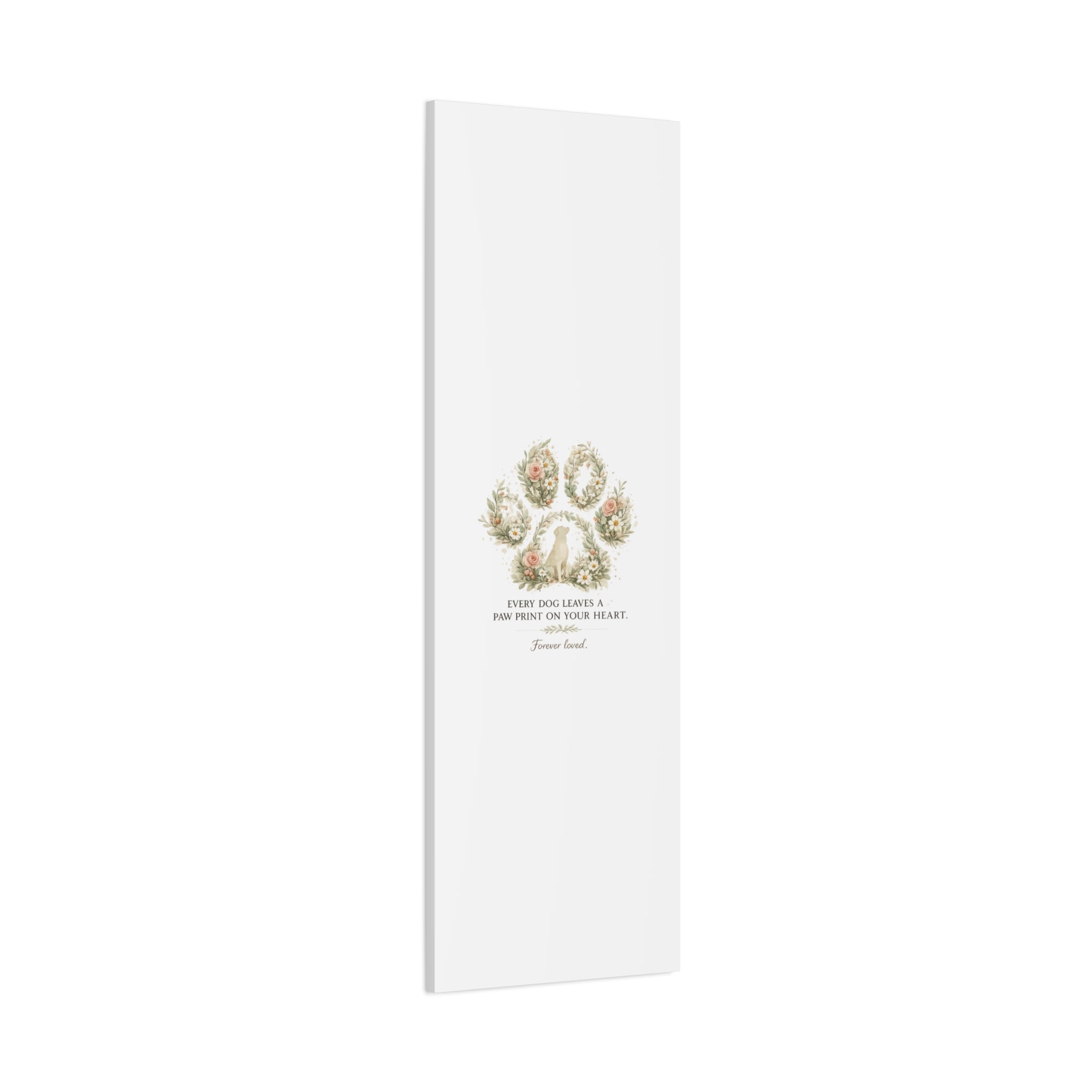 Every Dog Leaves a Paw Print | Matte Canvas, Stretched, 1.25"