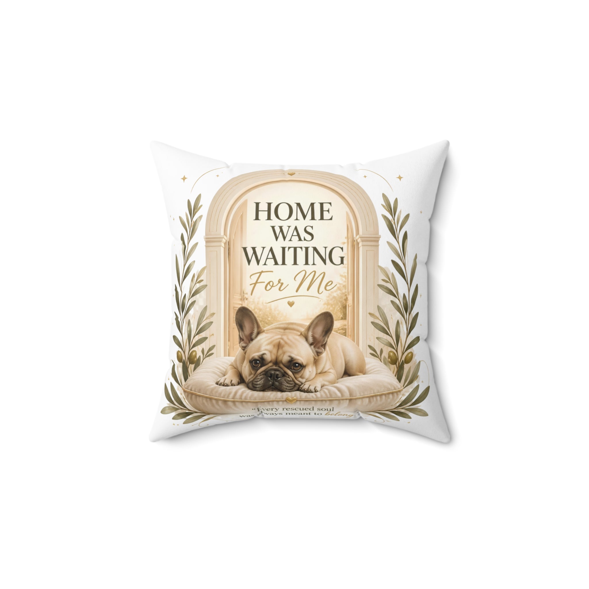 Spun Polyester Square Pillow