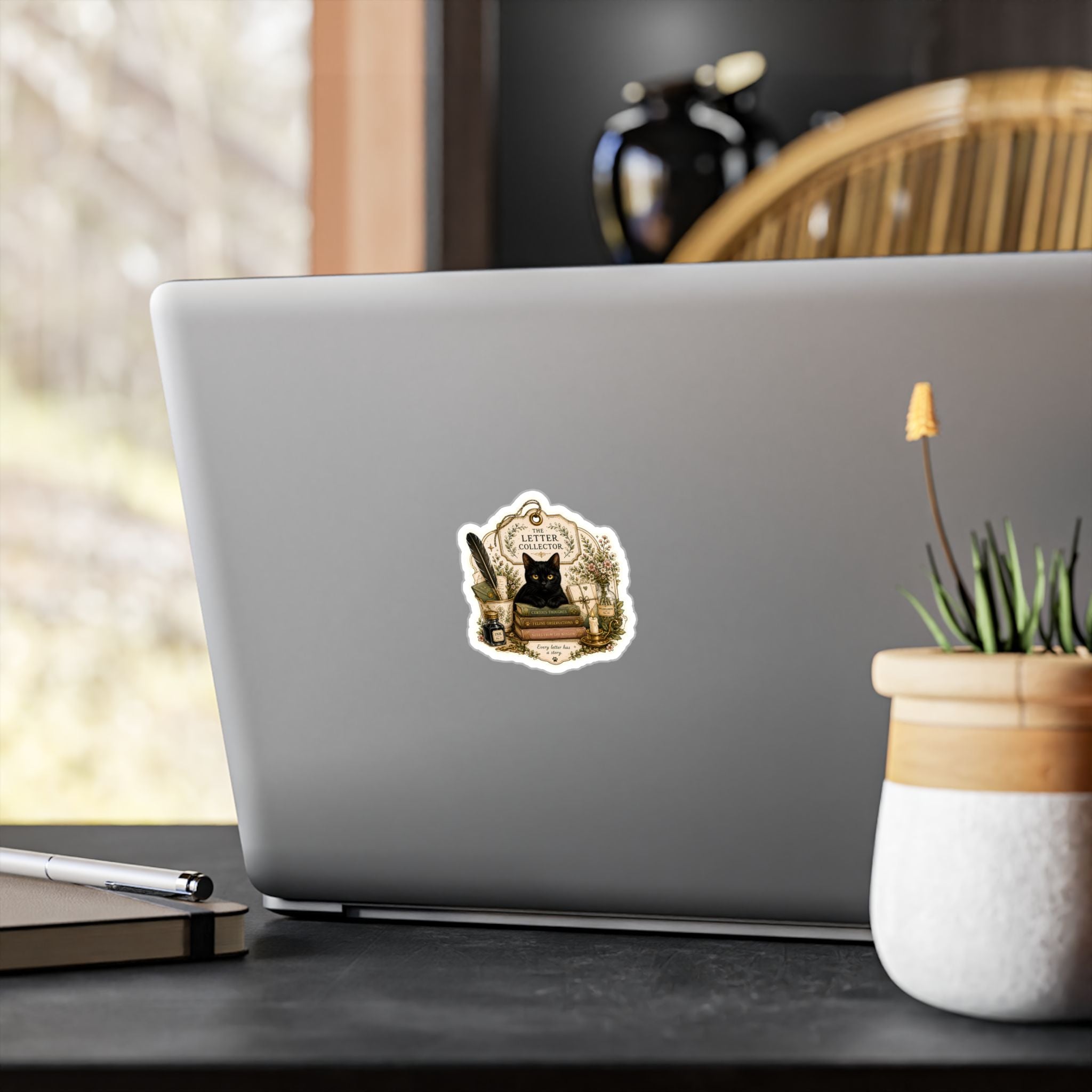 THE LETTER COLLECTOR | Kiss-Cut Vinyl Decals Sticker
