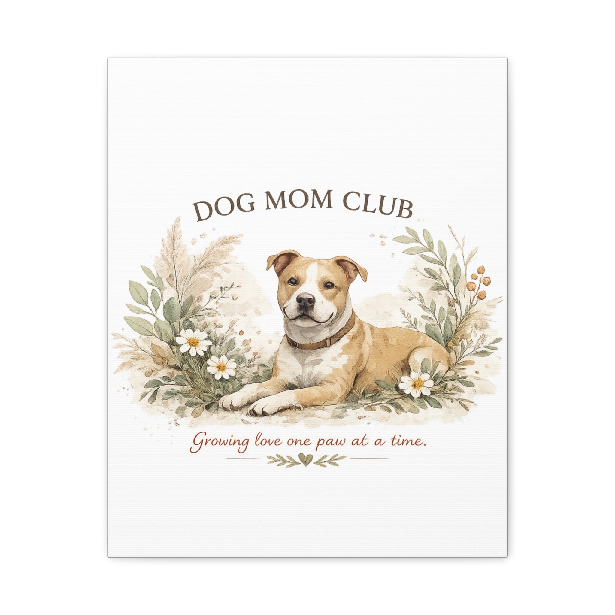 Dog Mom's Wild Garden | Matte Canvas, Stretched, 1.25"