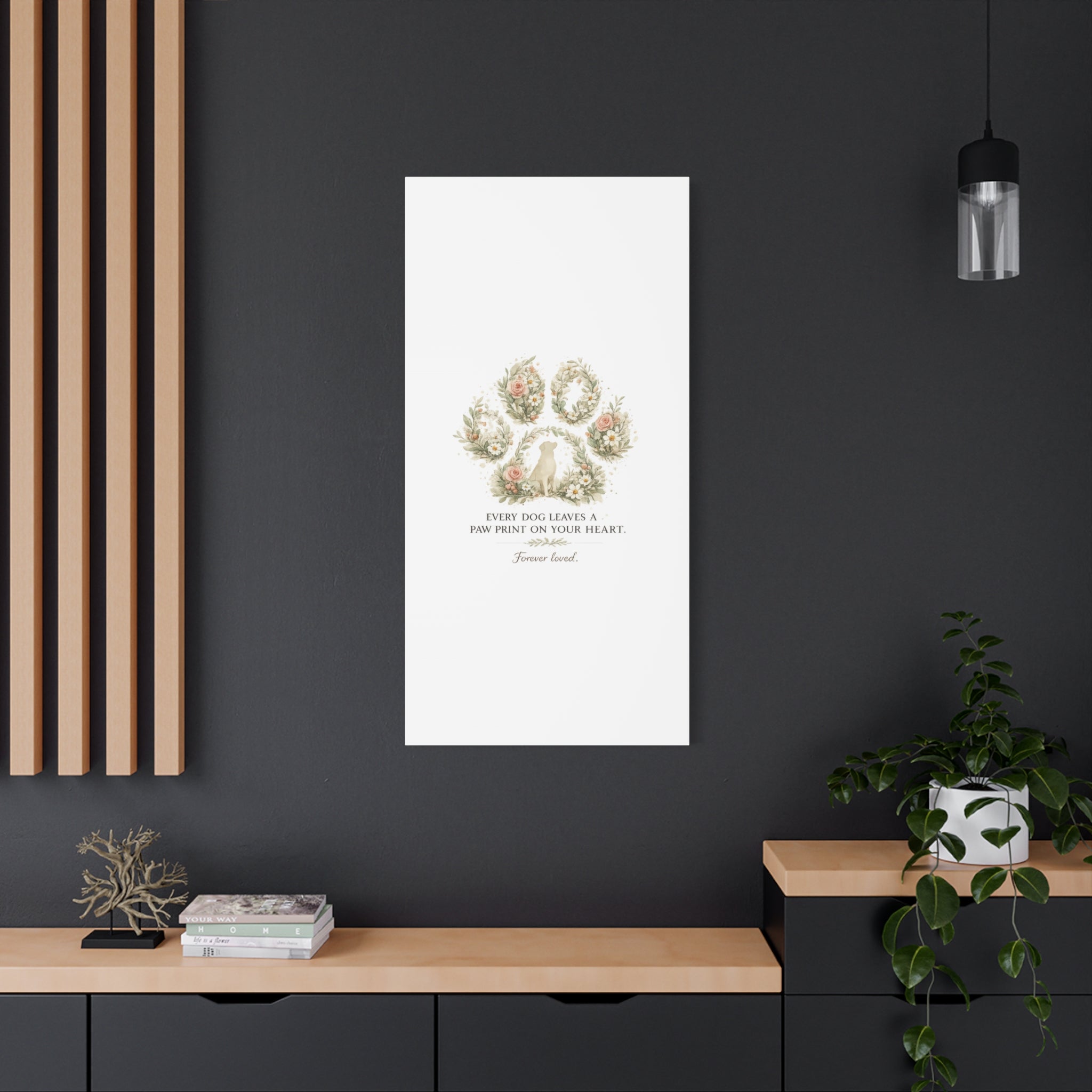 Every Dog Leaves a Paw Print | Matte Canvas, Stretched, 1.25"