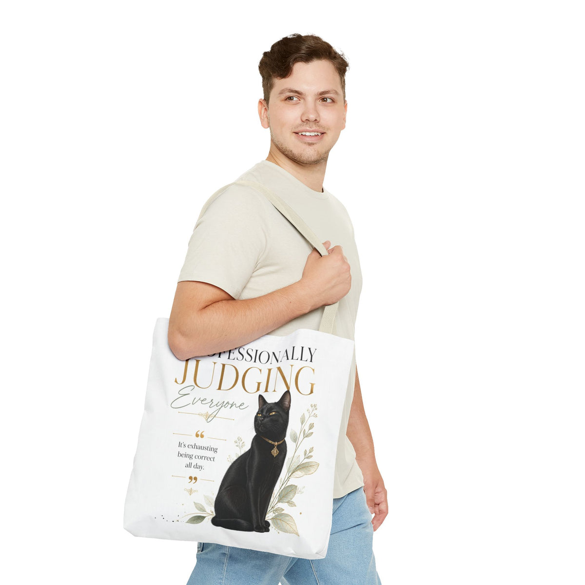 Professionally Judging Everyone | Fun Collection Totebag