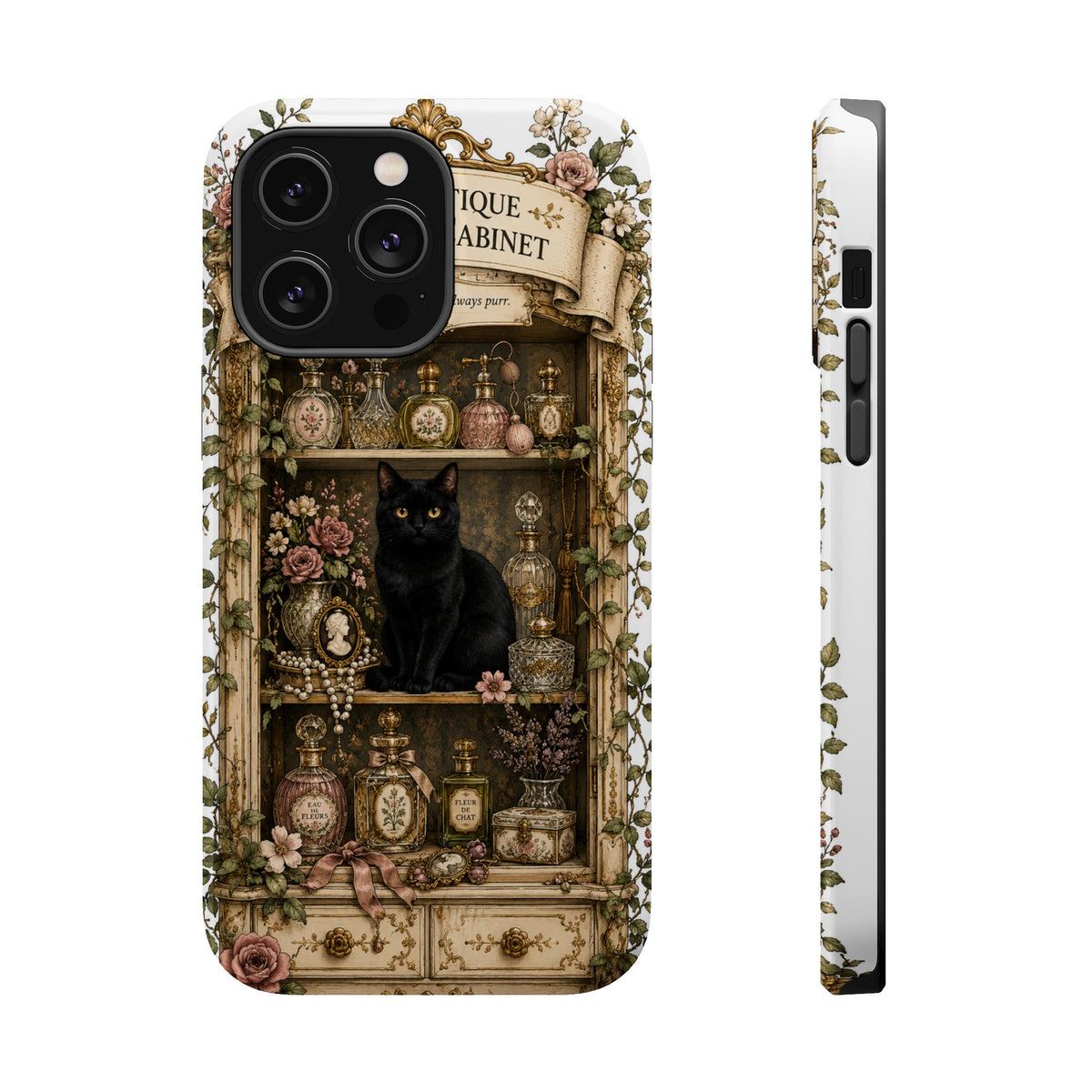 The Antique Perfume Cabinet | Cat Mom Collection Phone case