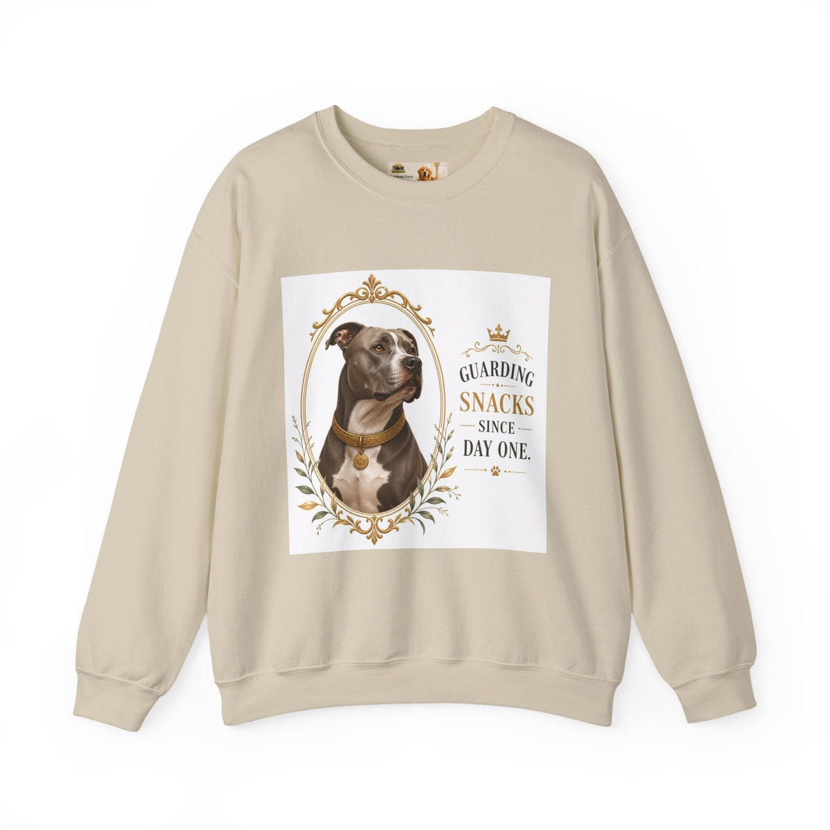 Guarding snacks | Fun Collection Sweatshirt