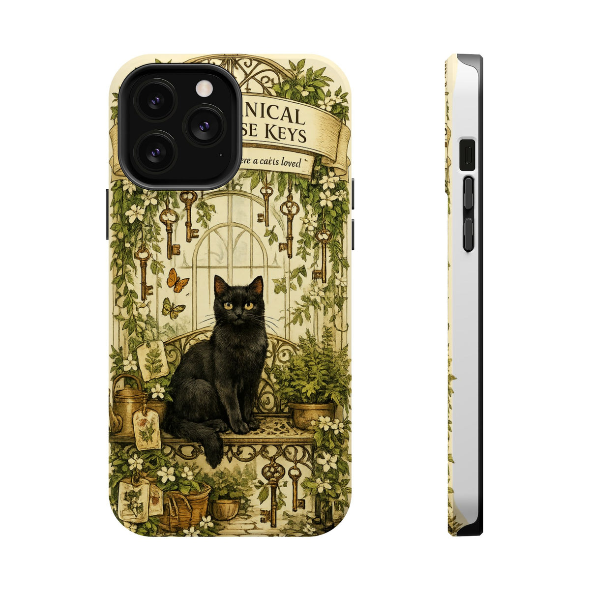 The Botanical Greenhouse Keys | Cat Mom Collection Phone case