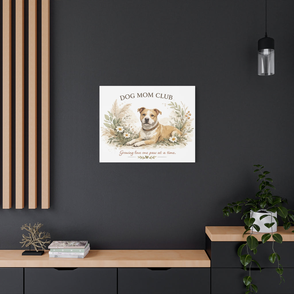 Dog Mom's Wild Garden | Matte Canvas, Stretched, 1.25"
