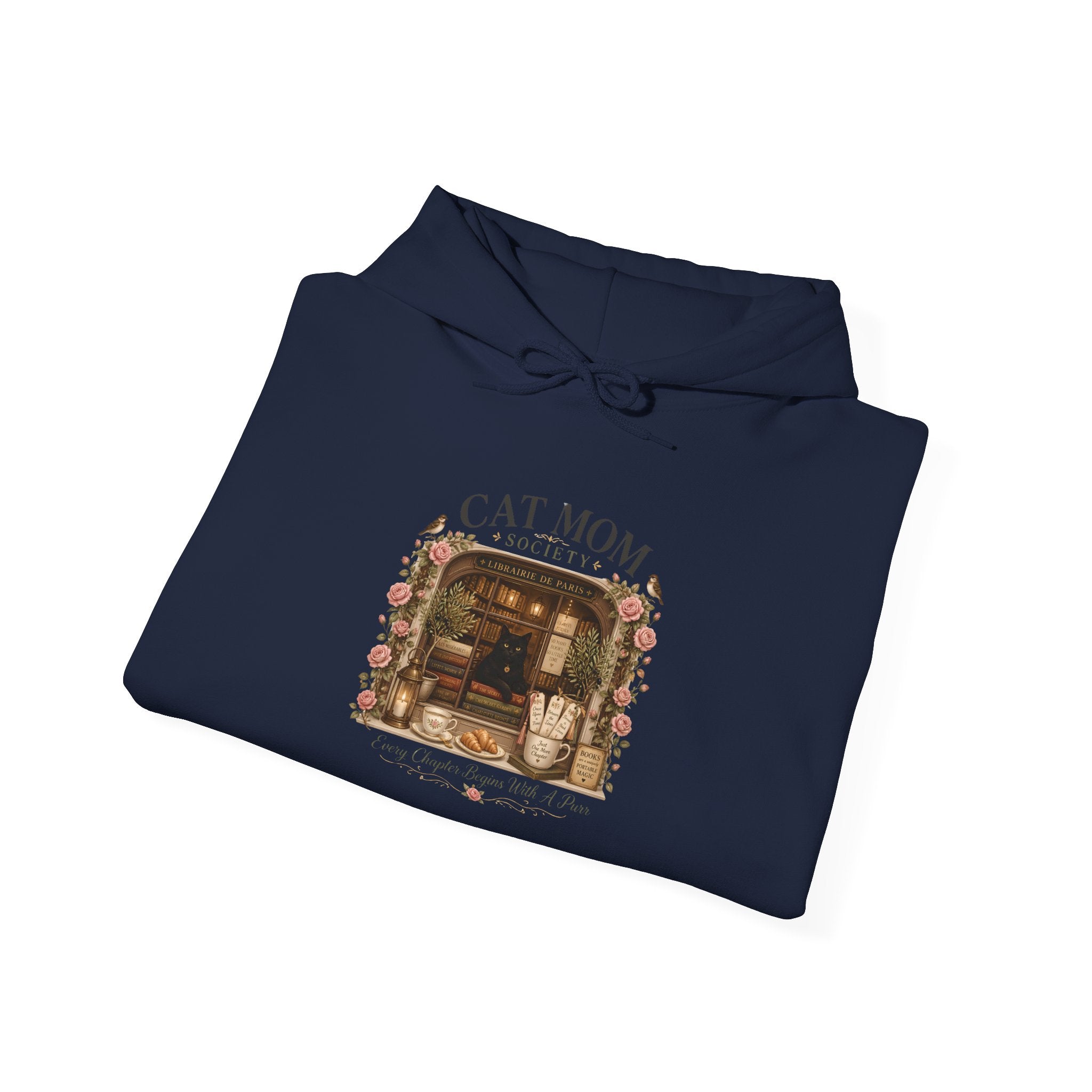 THE PARISIAN BOOKSHOP WINDOW | Gildan Heavy Blend™ Hoodie (18500)
