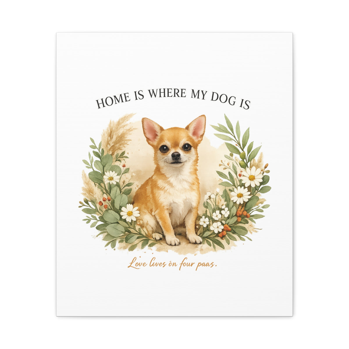 The Heart of the Home | Dog Mom Collection Matte Canvas