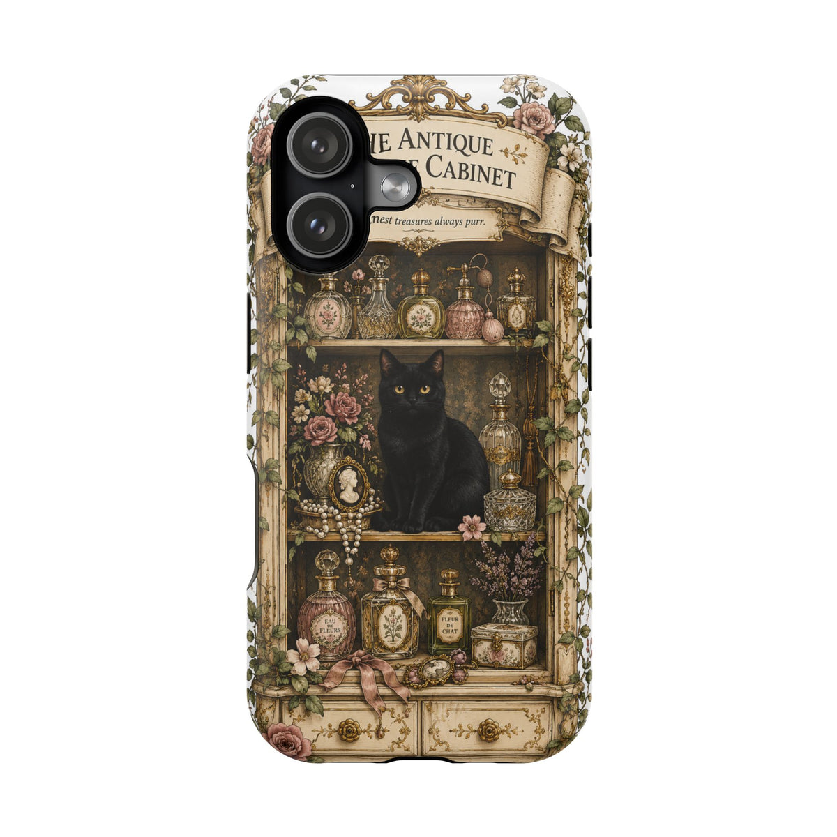 The Antique Perfume Cabinet | Cat Mom Collection Phone case