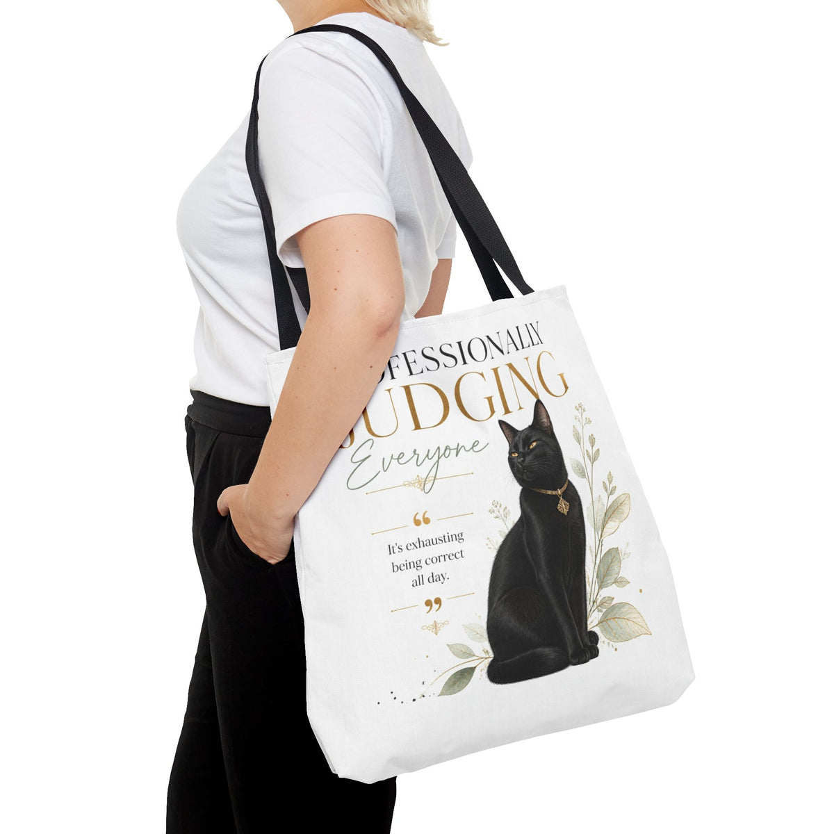 Professionally Judging Everyone | Fun Collection Totebag