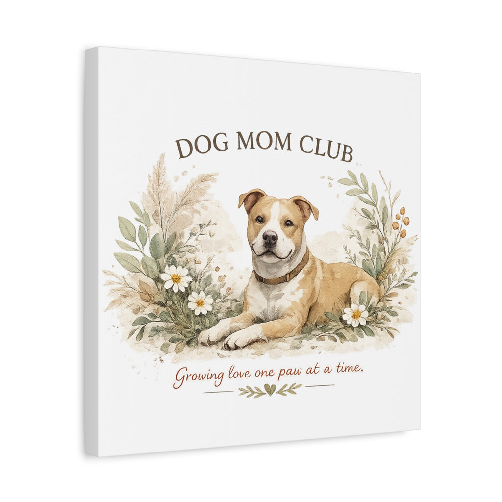 Dog Mom's Wild Garden | Matte Canvas, Stretched, 1.25"
