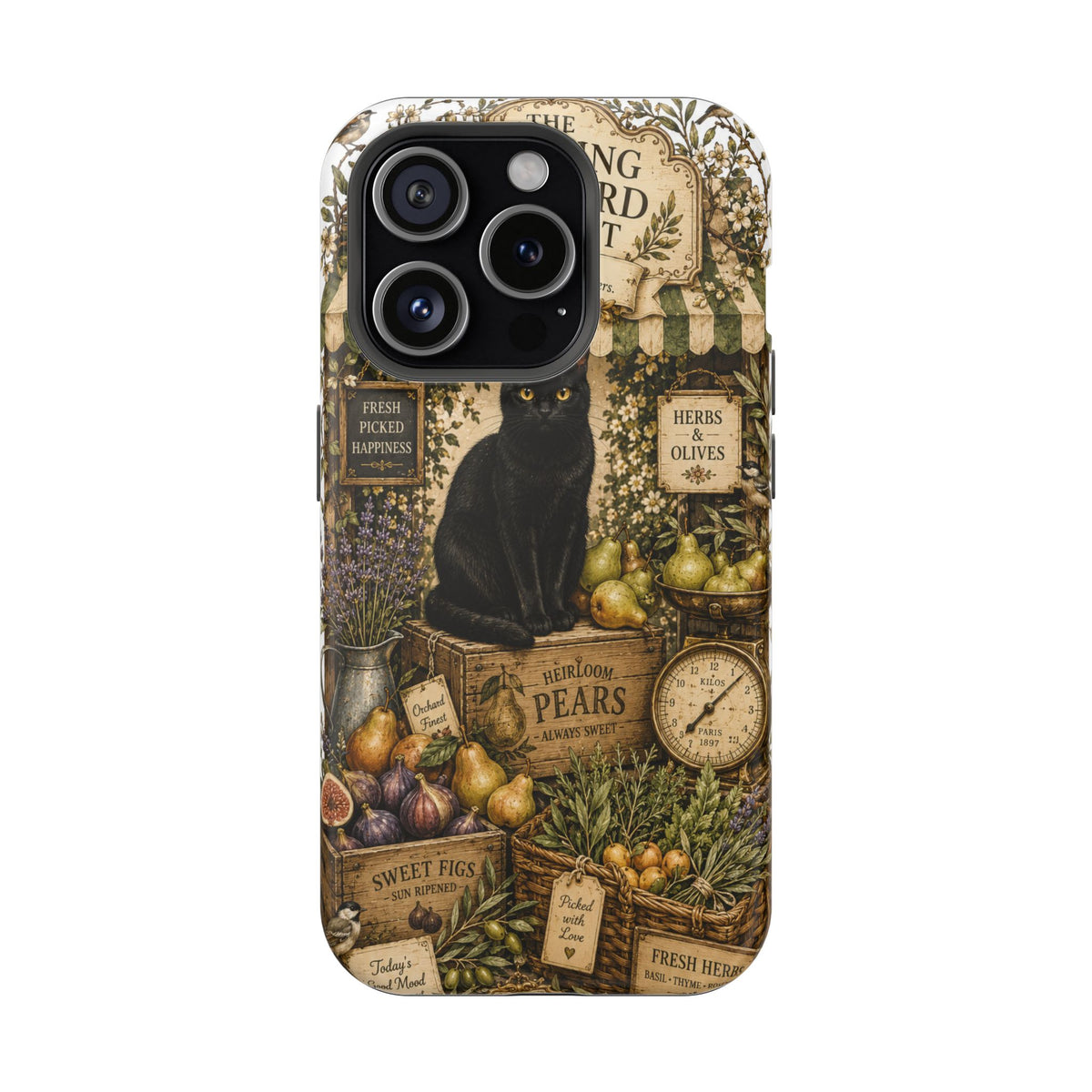 The Morning Orchard Market | Cat Mom Collection Phone case