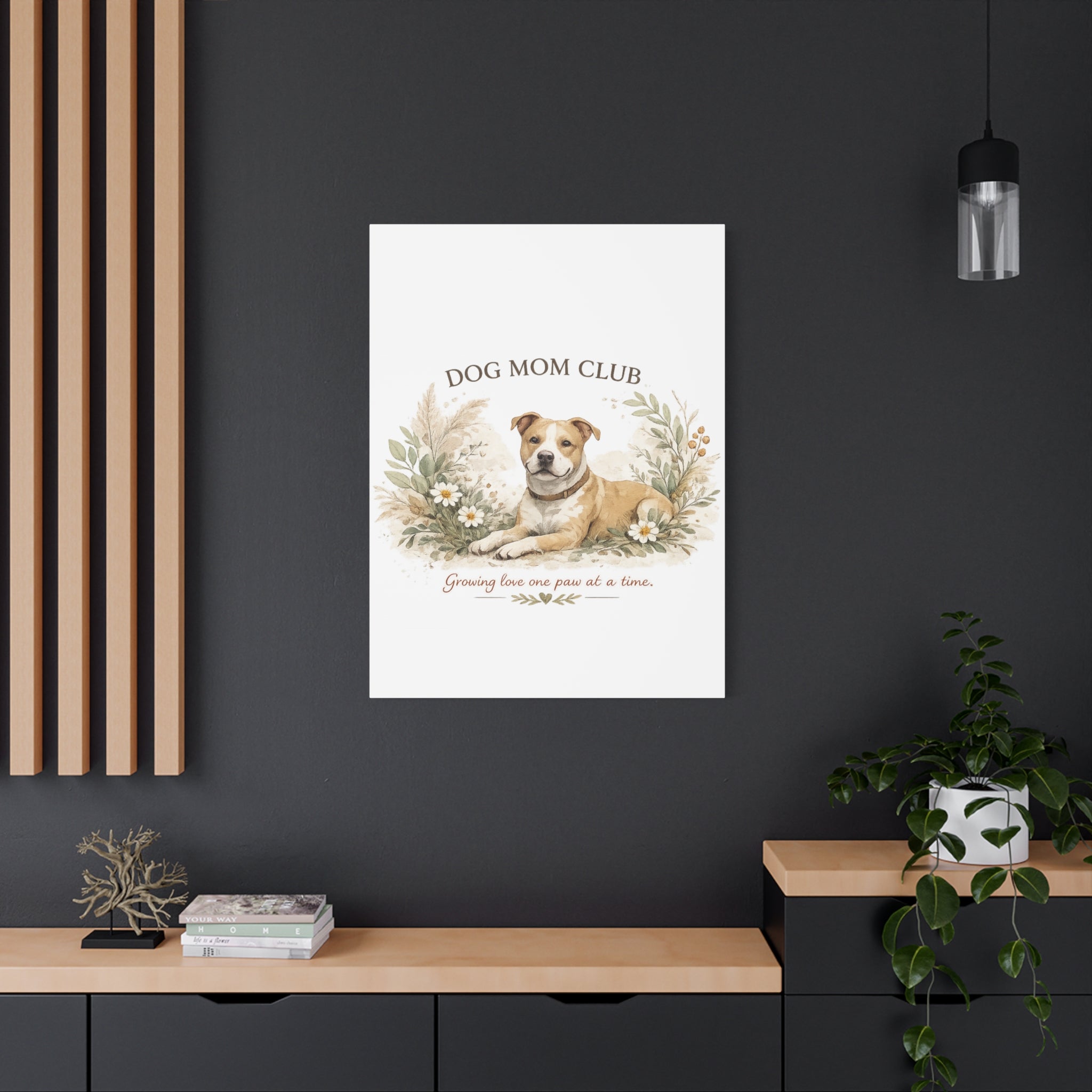 Dog Mom's Wild Garden | Matte Canvas, Stretched, 1.25"