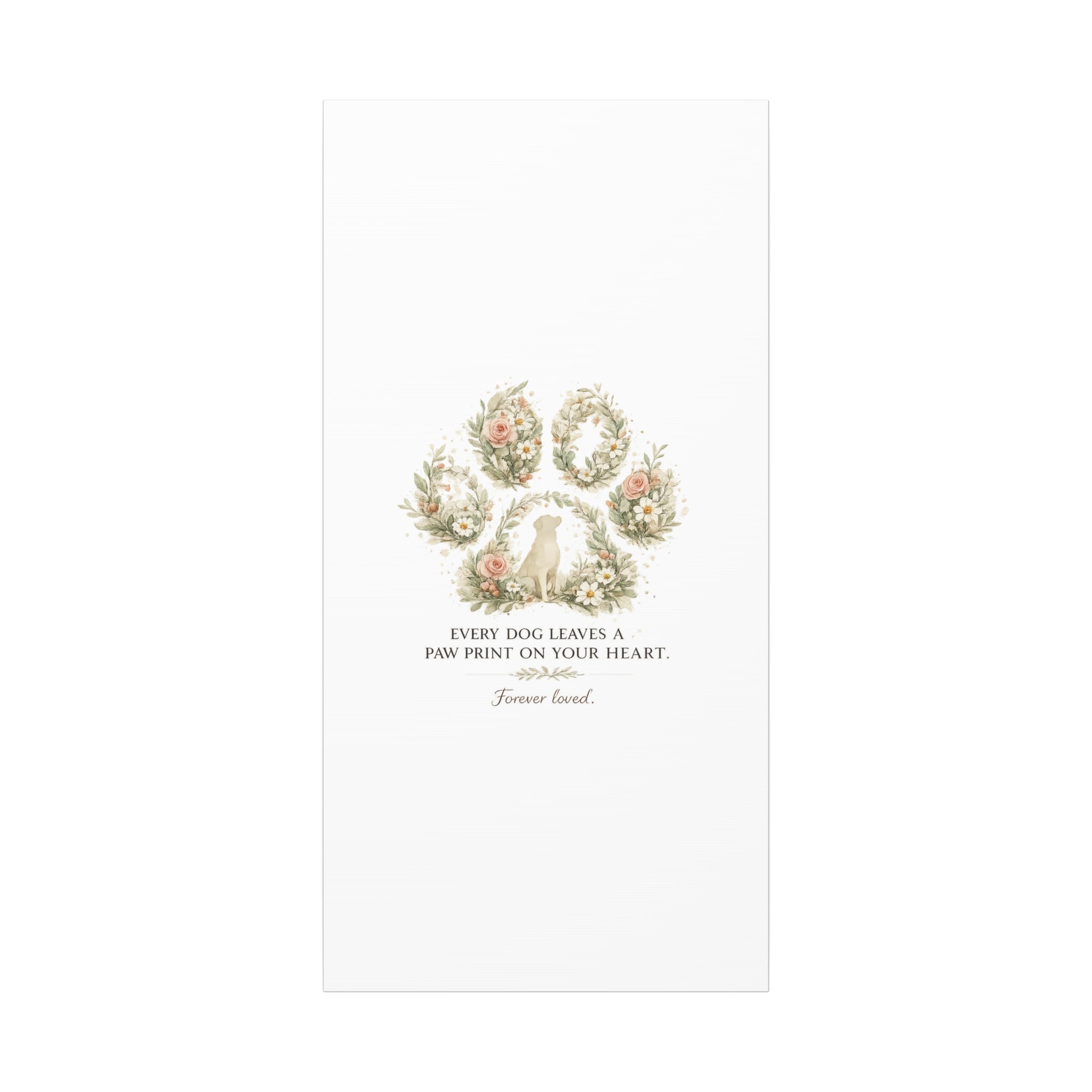 Every Dog Leaves a Paw Print | Matte Canvas, Stretched, 1.25"