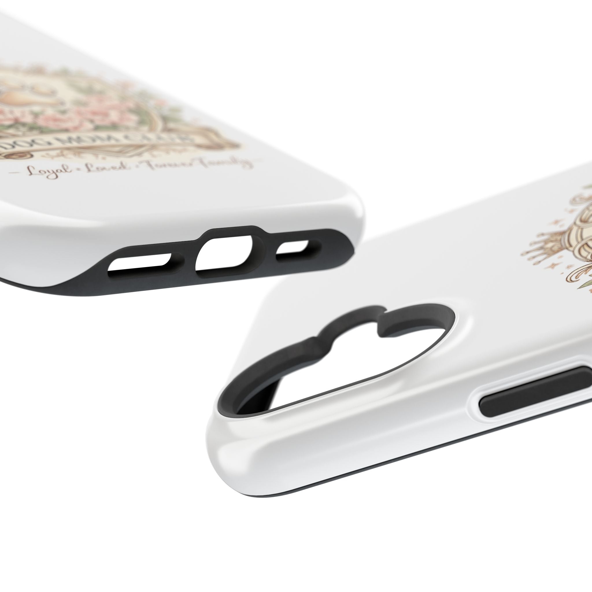 Floral Paw Crest Phone case