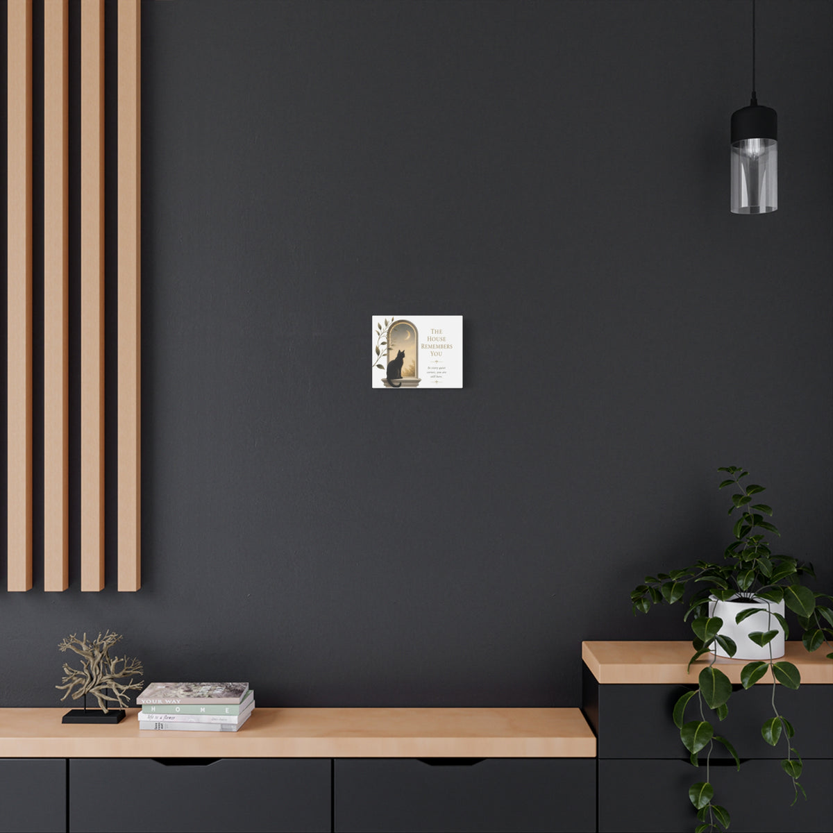 The house remembers you | Memorial Collection Matte Canvas